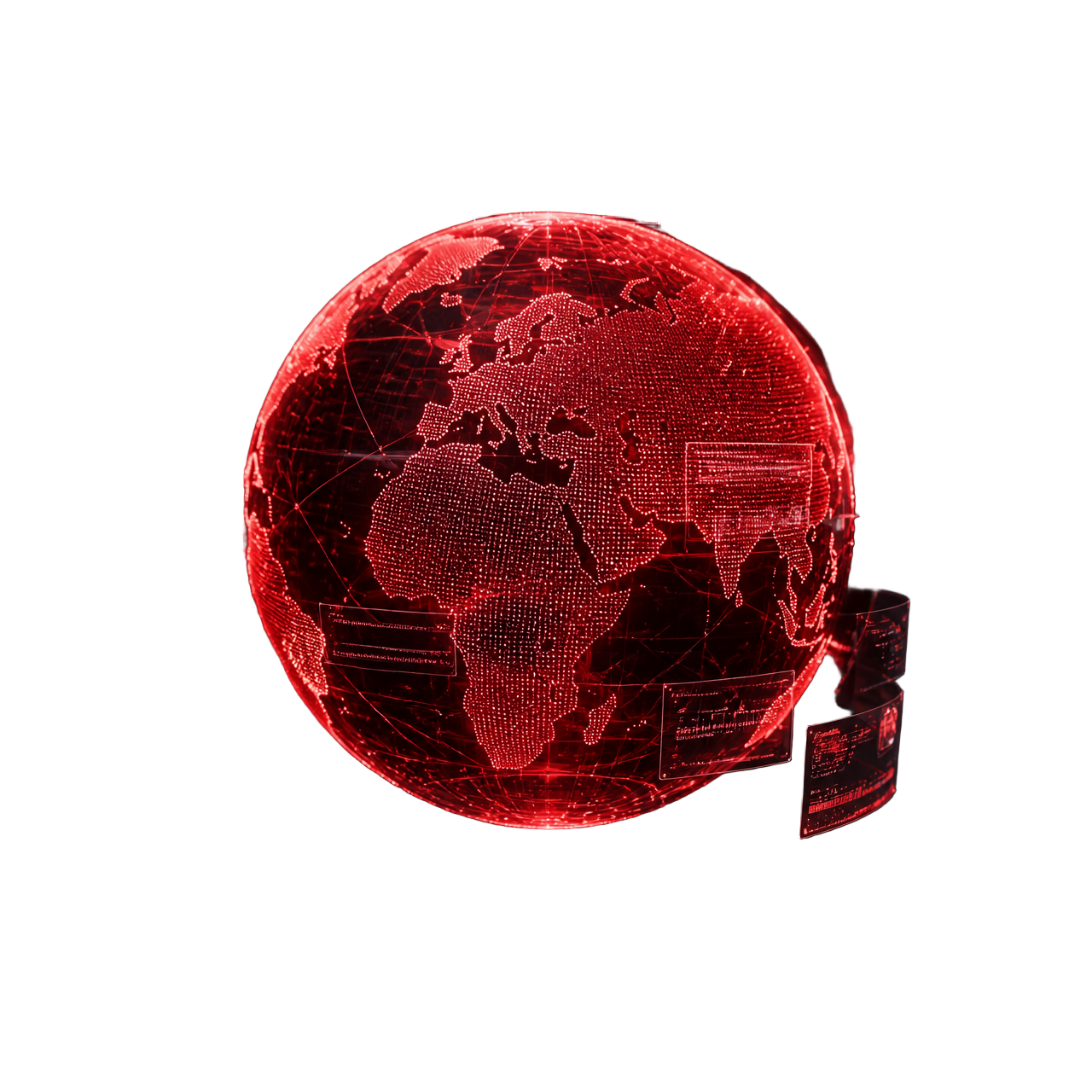 Holographic global technology network sphere